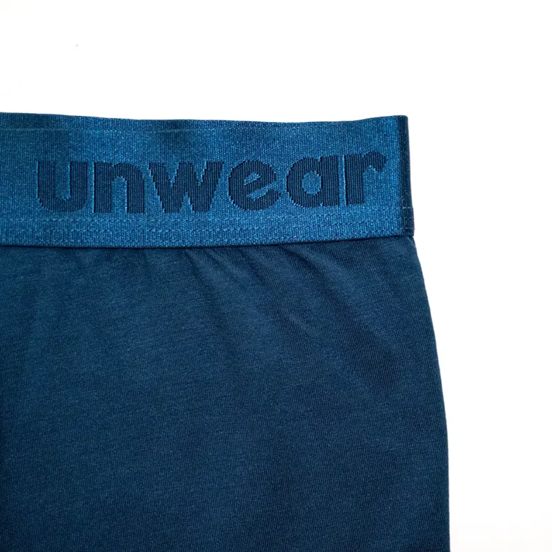 unwear rocking blues boxer brief waistband logo close up