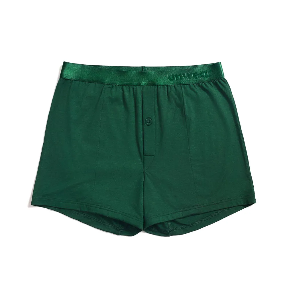 unwear noble green boxer shorts lay flat catalog
